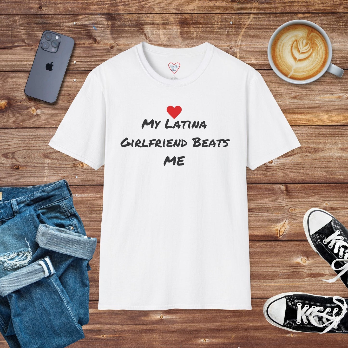 My Latina Girlfriend Beats ME T-shirt