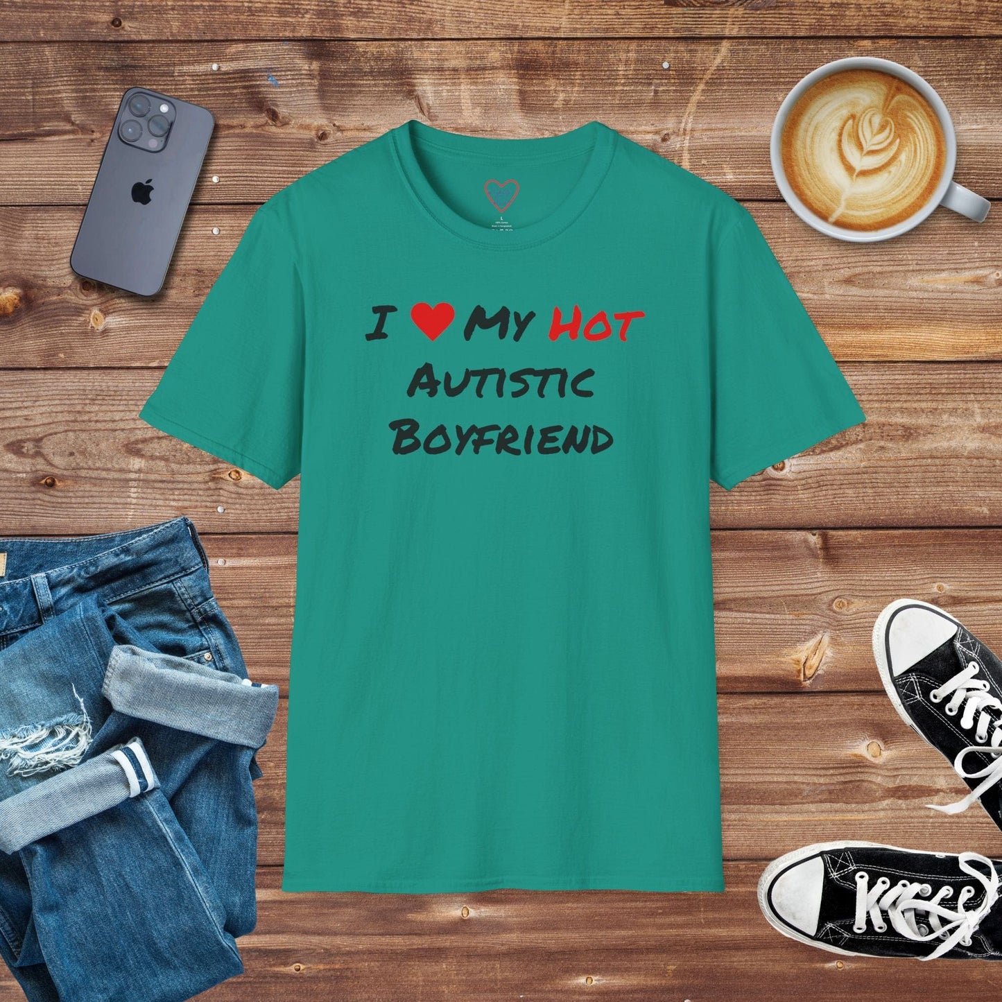 I Love My Hot Autistic Boyfriend T-shirt