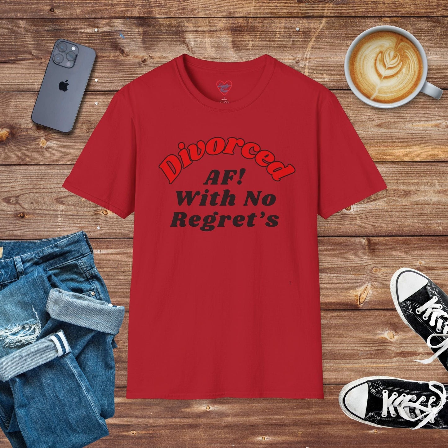 Divorced AF with no regrets T-shirt