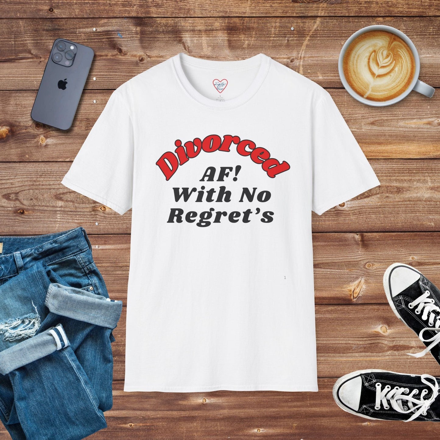 Divorced AF with no regrets T-shirt