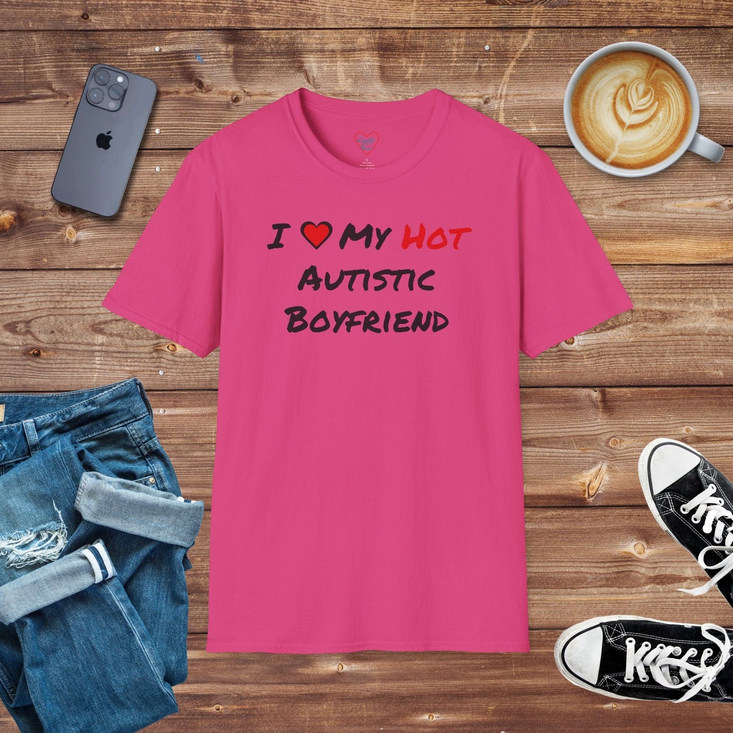 I Love My Hot Autistic Boyfriend T-shirt