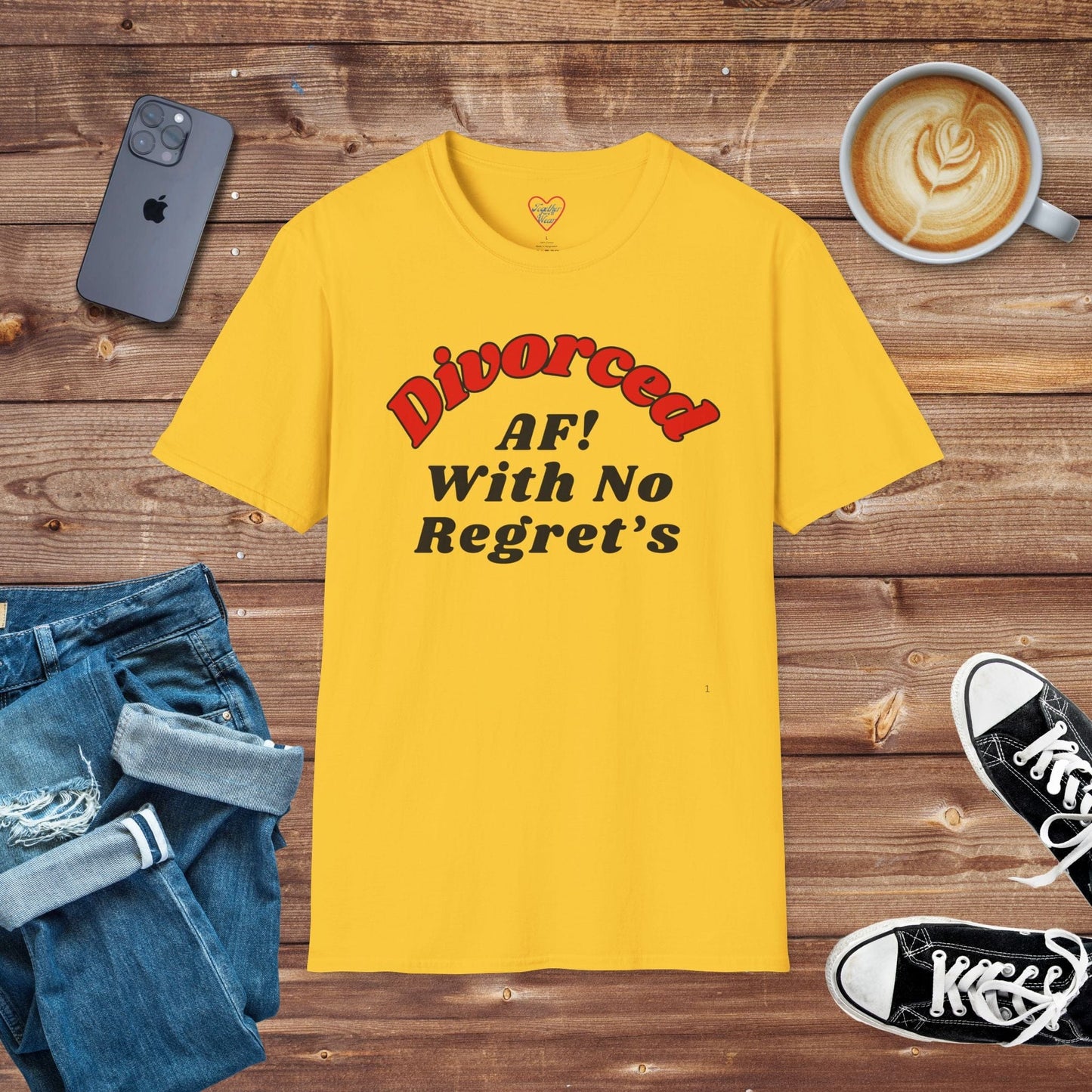 Divorced AF with no regrets T-shirt